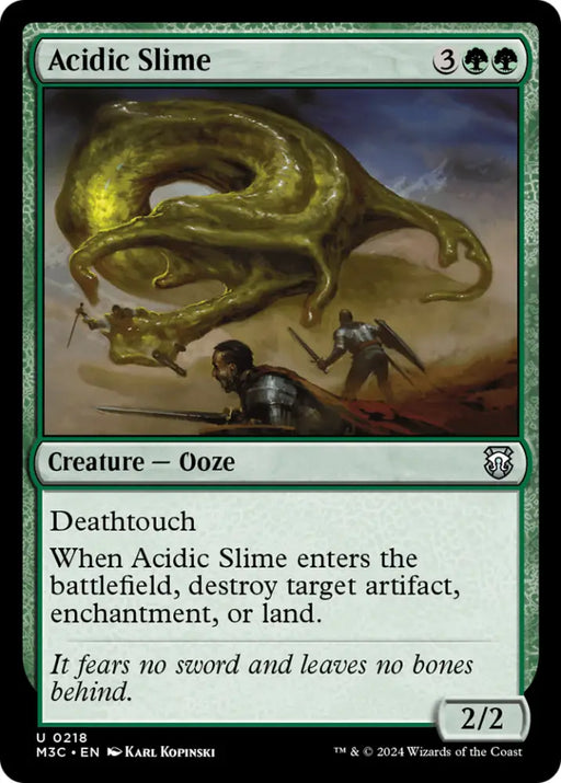 Acidic Slime (Ripple Foil) [Modern Horizons 3 Commander] - MTG Single