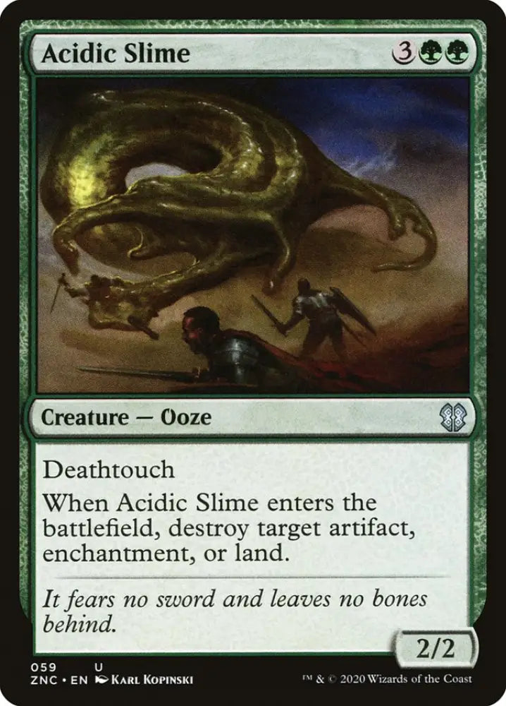 Acidic Slime [Zendikar Rising Commander] - MTG Single