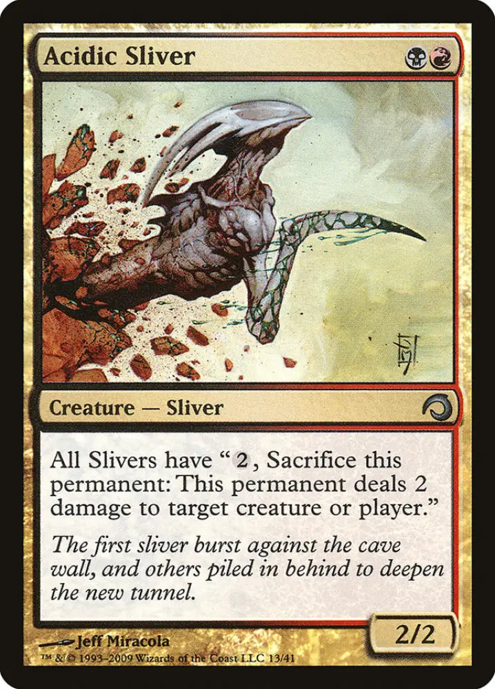 Acidic Sliver [Premium Deck Series: Slivers] - MTG Single