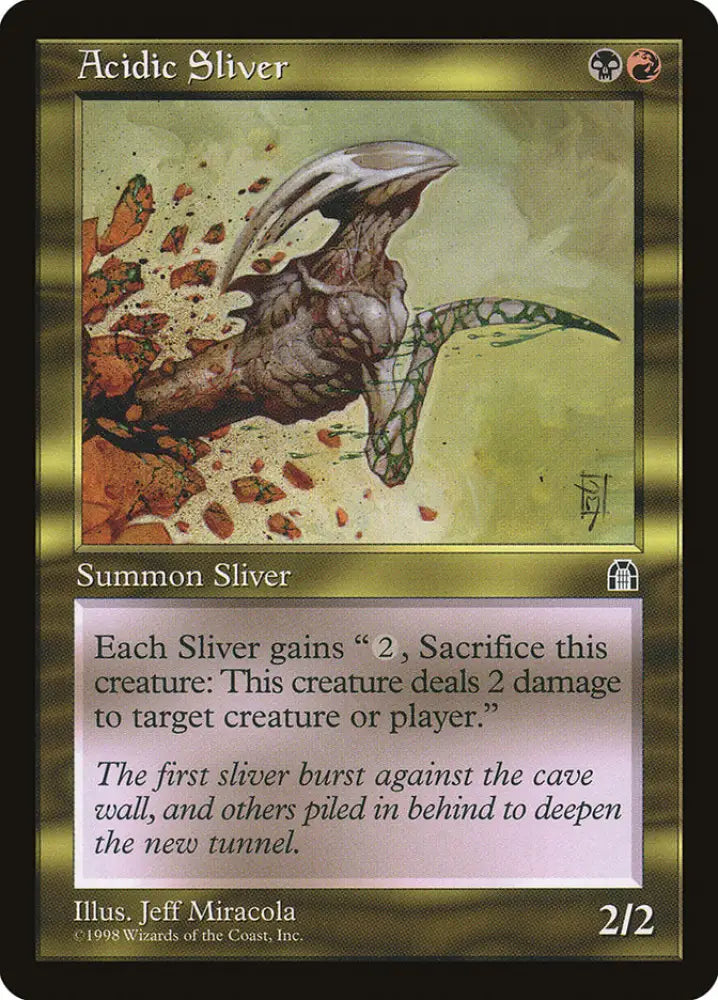 Acidic Sliver [Stronghold] - MTG Single