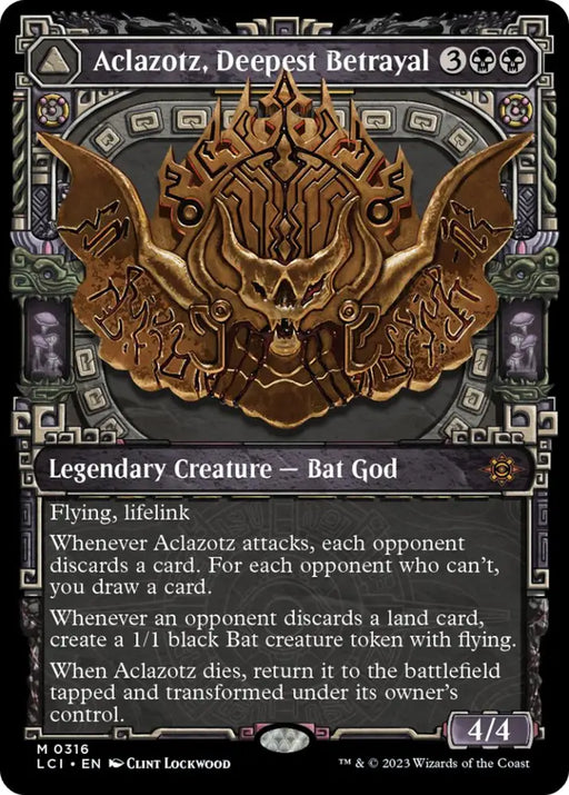 Aclazotz Deepest Betrayal // Temple of the Dead (Showcase) [The Lost Caverns of Ixalan] - MTG Single