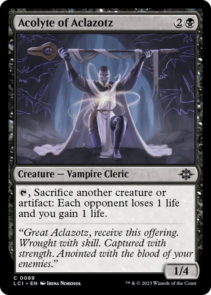 Acolyte of Aclazotz [The Lost Caverns of Ixalan] - MTG Single