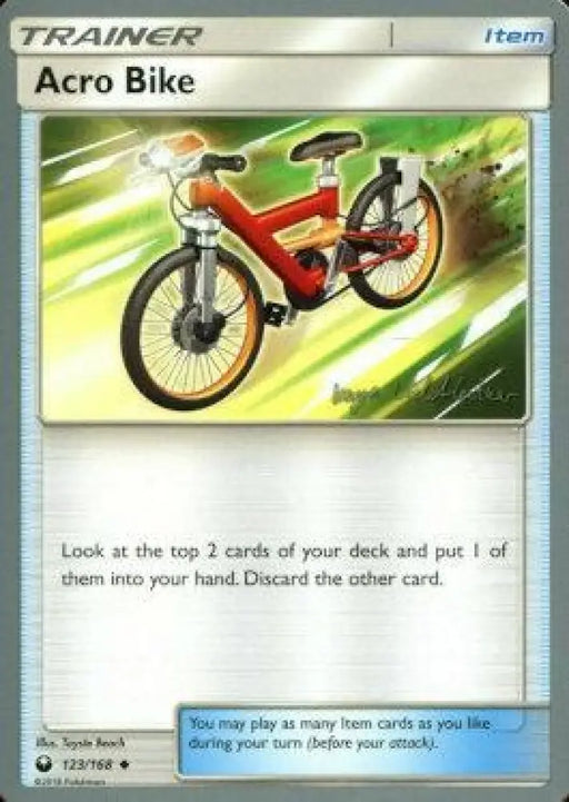 Acro Bike (123/168) (Fire Box - Kaya Lichtleitner) [World Championships 2019] - Pokemon Single
