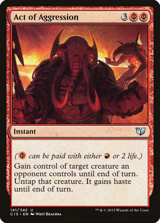 Act of Aggression [Commander 2015] - MTG Single