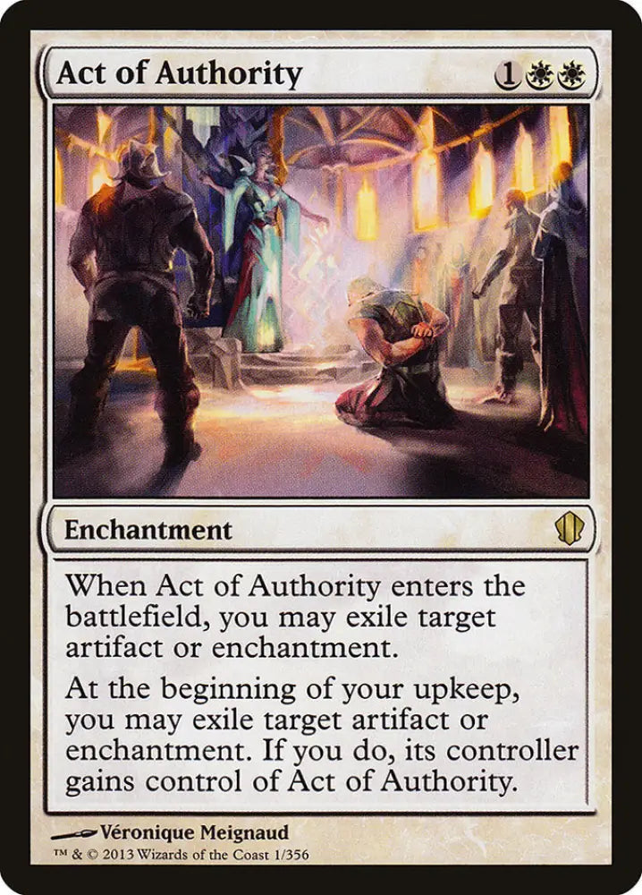Act of Authority [Commander 2013] - MTG Single