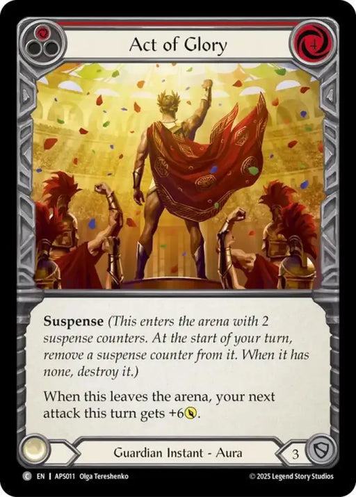 Act of Glory (Red) (APS011) [Armory Deck: Pleiades]