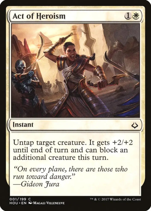 Act of Heroism [Hour of Devastation] - MTG Single