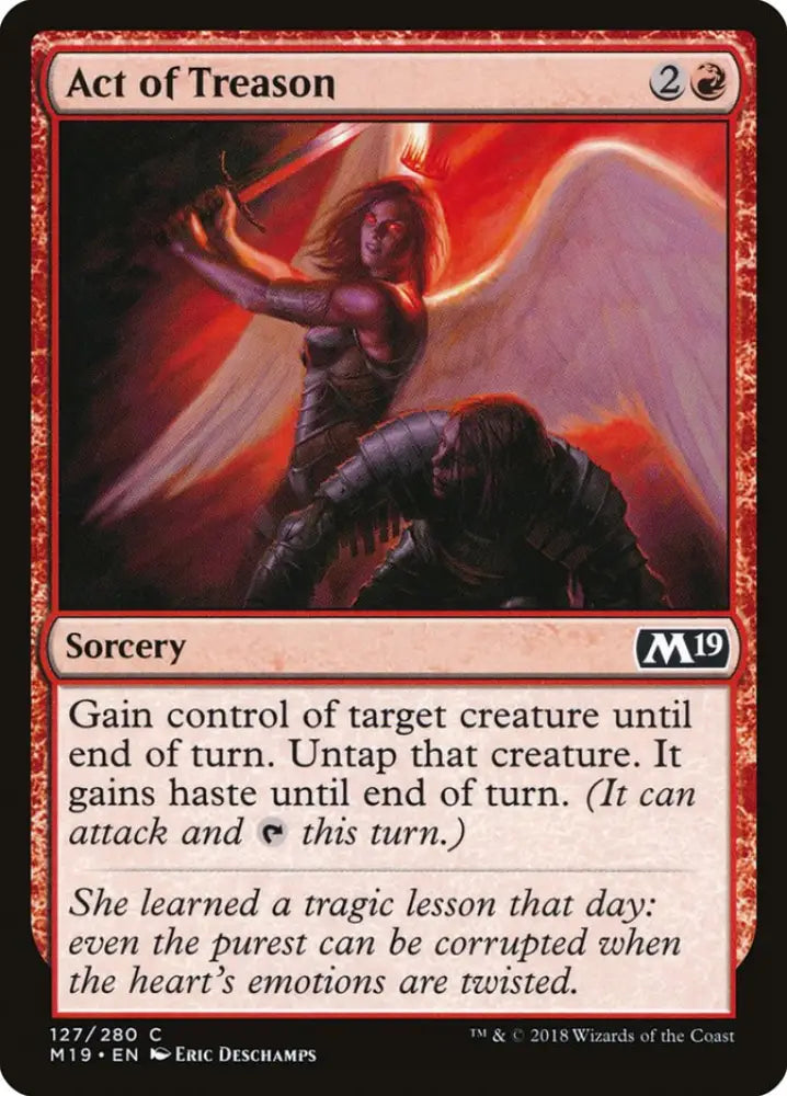 Act of Treason [Core Set 2019] - MTG Single