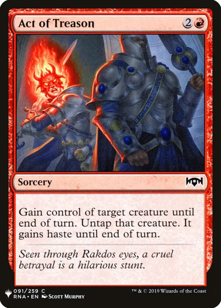 Act of Treason [Mystery Booster] - MTG Single