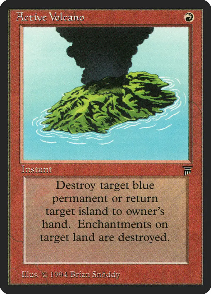 Active Volcano [Legends] - MTG Single