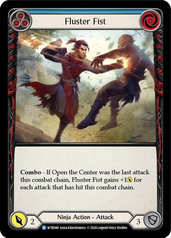 Fluster Fist (Blue) [Welcome to Rathe Unlimited] Unlimited Rainbow Foil