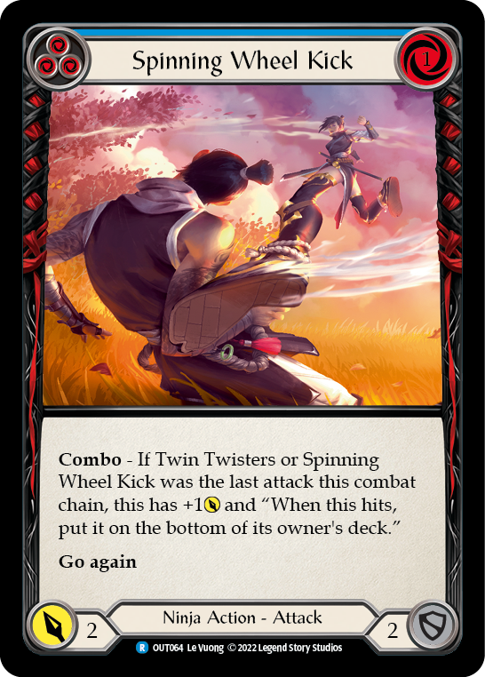 Spinning Wheel Kick (Blue) [Outsiders]
