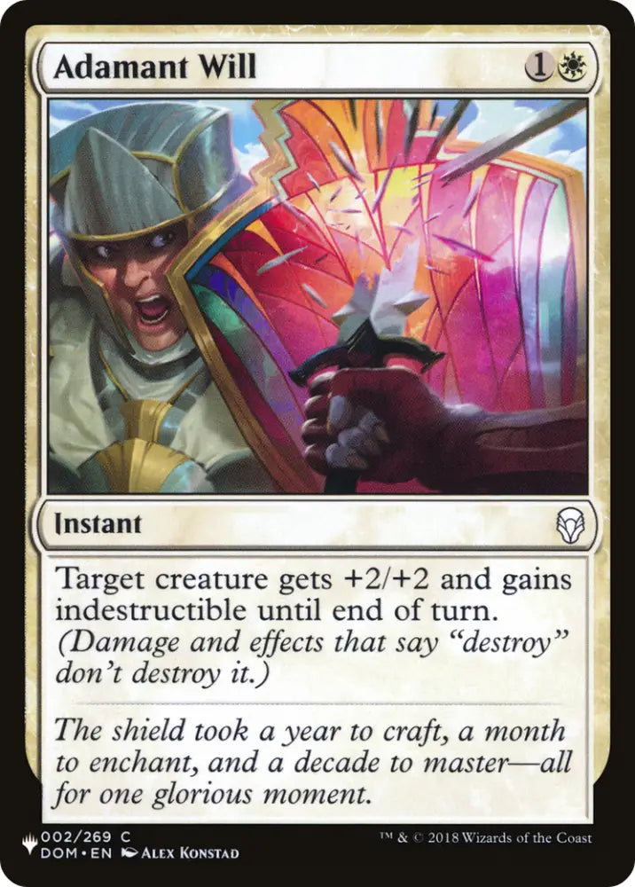 Adamant Will [The List] - MTG Single