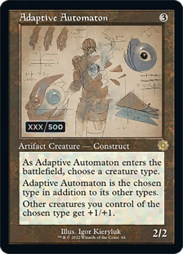 Adaptive Automaton (Retro Schematic) (Serialized) [The Brothers’ War Retro Artifacts] - MTG Single