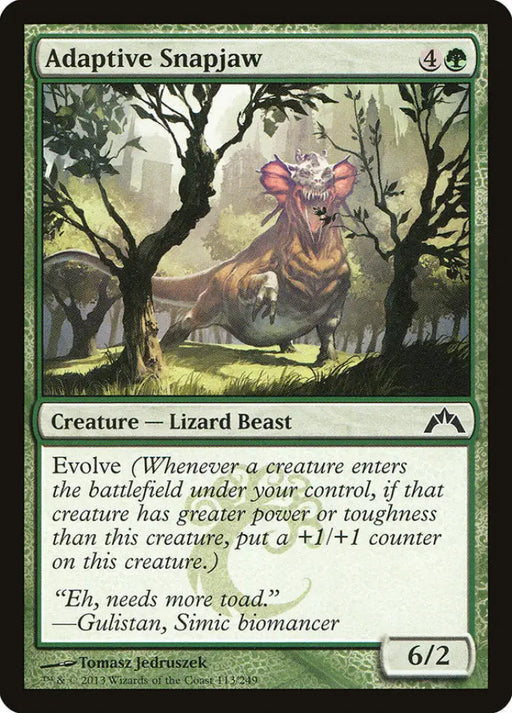 Adaptive Snapjaw [Gatecrash] - MTG Single