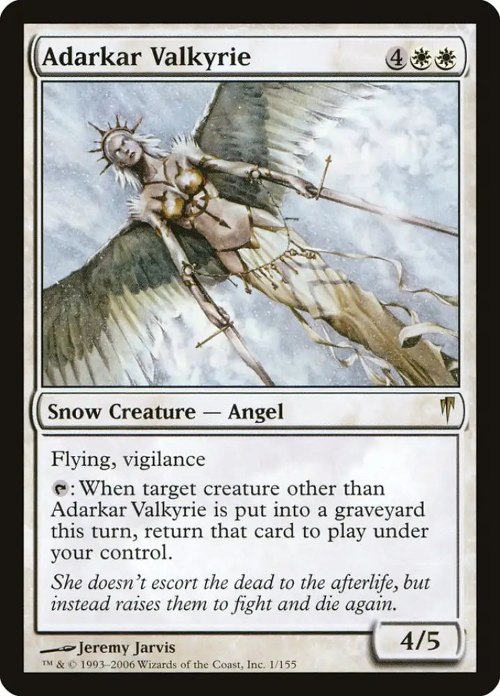 Adarkar Valkyrie [Coldsnap] - MTG Single