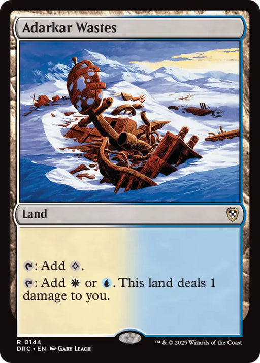 Adarkar Wastes [Aetherdrift Commander] - MTG Single