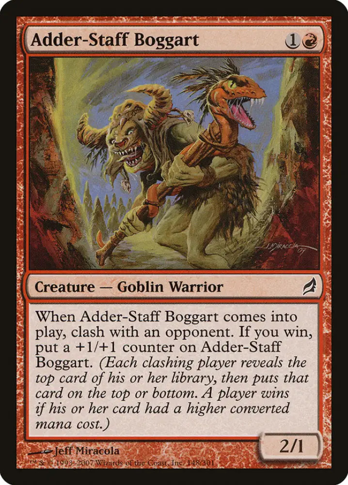 Adder-Staff Boggart [Lorwyn] - MTG Single