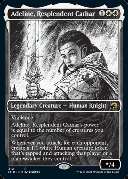 Adeline Resplendent Cathar (Showcase Eternal Night) [Innistrad: Midnight Hunt] - MTG Single