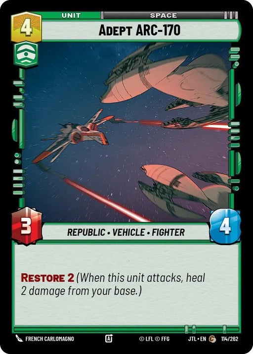 Adept ARC-170 (114/262) [Jump to Lightspeed] - Star Wars: Unlimited Single