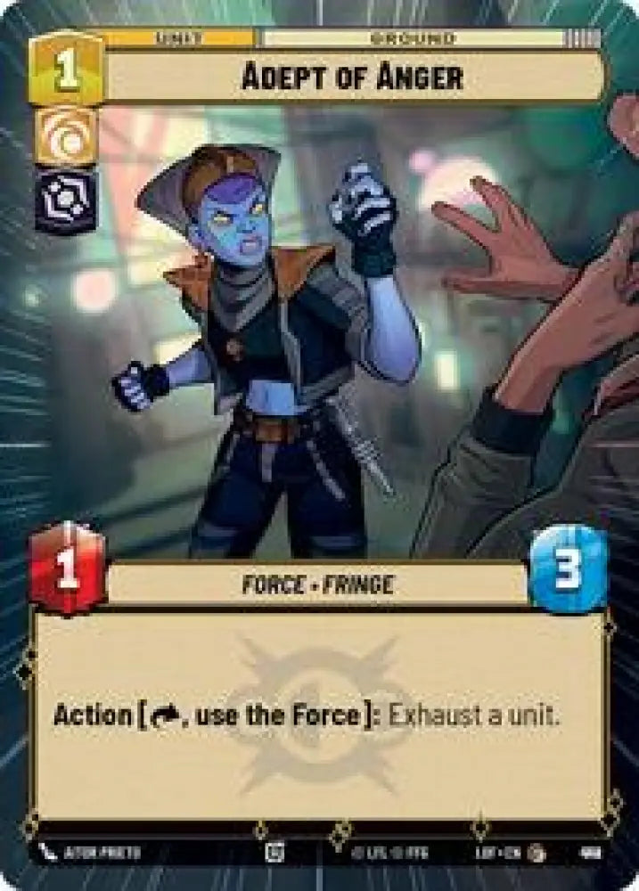 Adept of Anger (Hyperspace Foil) (918) [Legends of the Force]