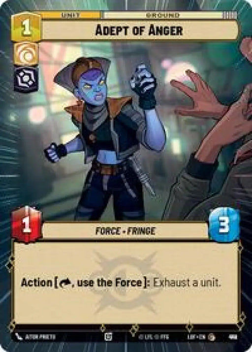 Adept of Anger (Hyperspace Foil) (918) [Legends of the Force]