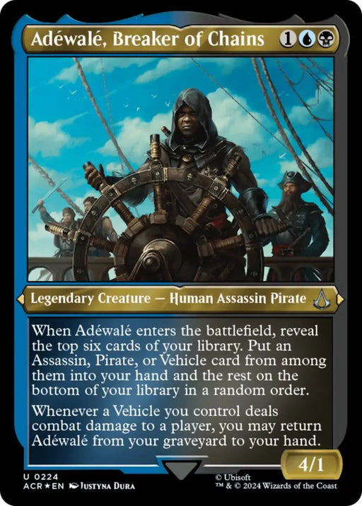 Adewale Breaker of Chains (Foil Etched) [Assassin’s Creed] - MTG Single