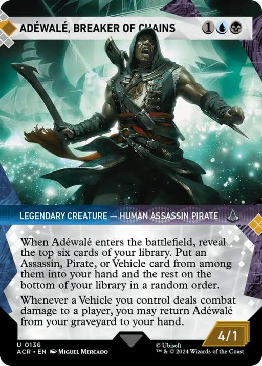 Adewale Breaker of Chains (Showcase) [Assassin’s Creed] - MTG Single