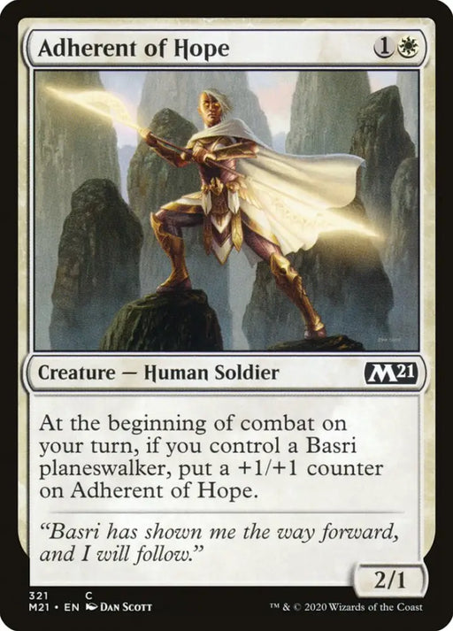 Adherent of Hope [Core Set 2021] - MTG Single