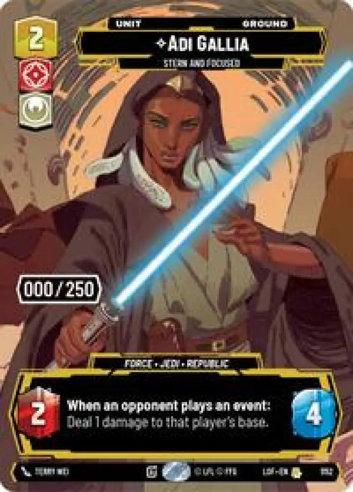 Adi Gallia - Stern and Focused (Serialized) (1152) [Legends of the Force]