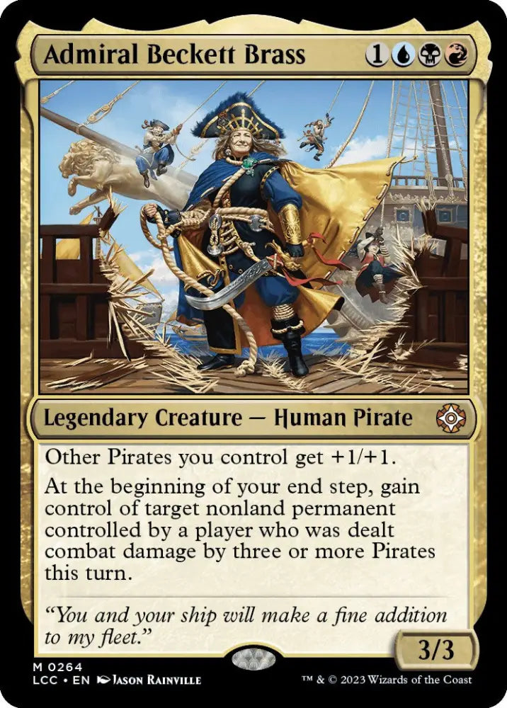 Admiral Beckett Brass [The Lost Caverns of Ixalan Commander] - MTG Single
