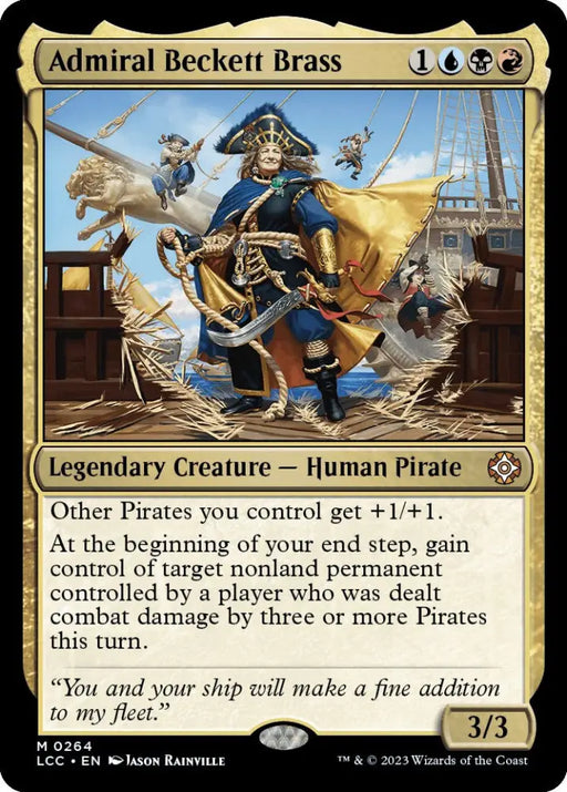 Admiral Beckett Brass [The Lost Caverns of Ixalan Commander] - MTG Single