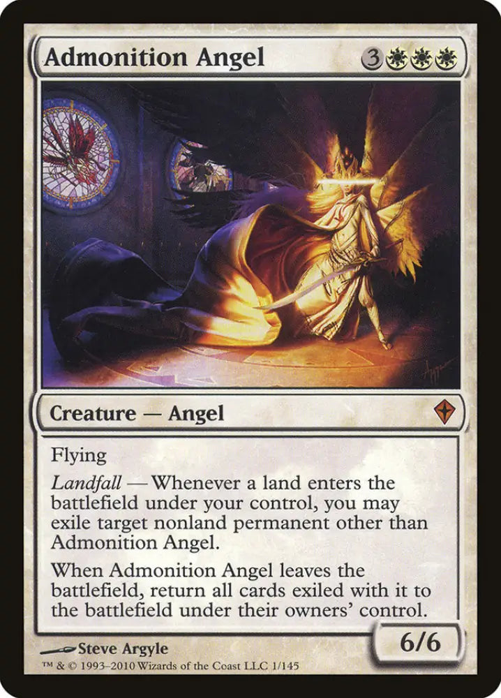 Admonition Angel [Worldwake] - MTG Single