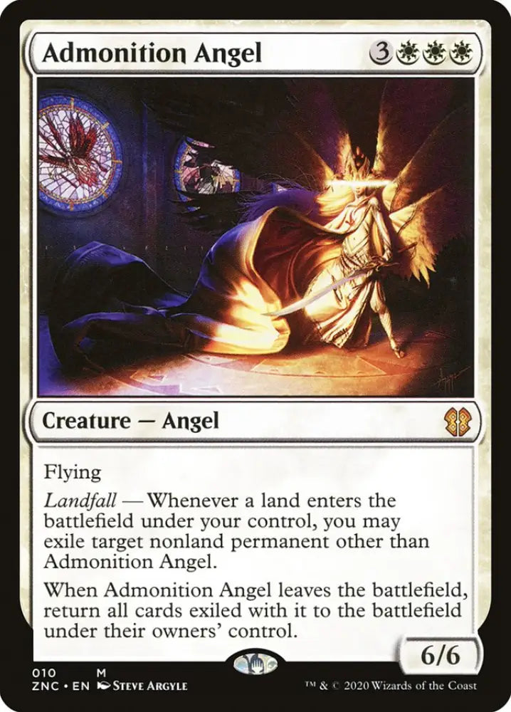 Admonition Angel [Zendikar Rising Commander] - MTG Single