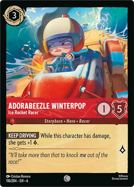 Adorabeezle Winterpop - Ice Rocket Racer (116/204) [Azurite Sea] - Lorcana Single