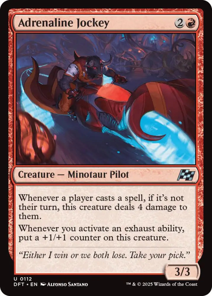 Adrenaline Jockey [Aetherdrift] - MTG Single