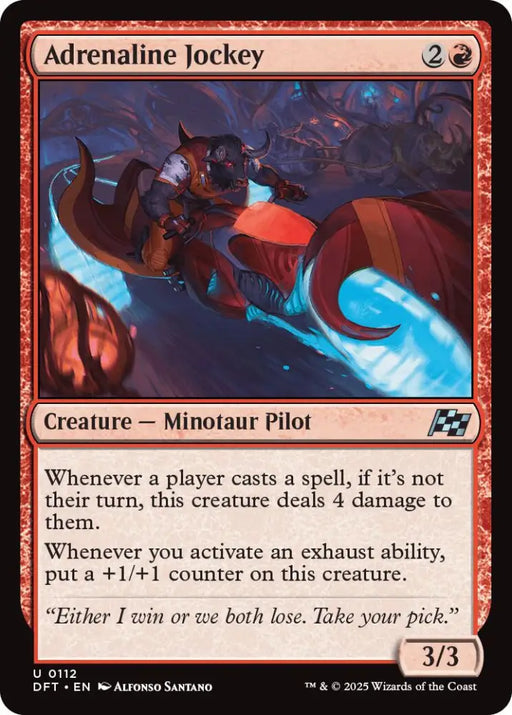 Adrenaline Jockey [Aetherdrift] - MTG Single