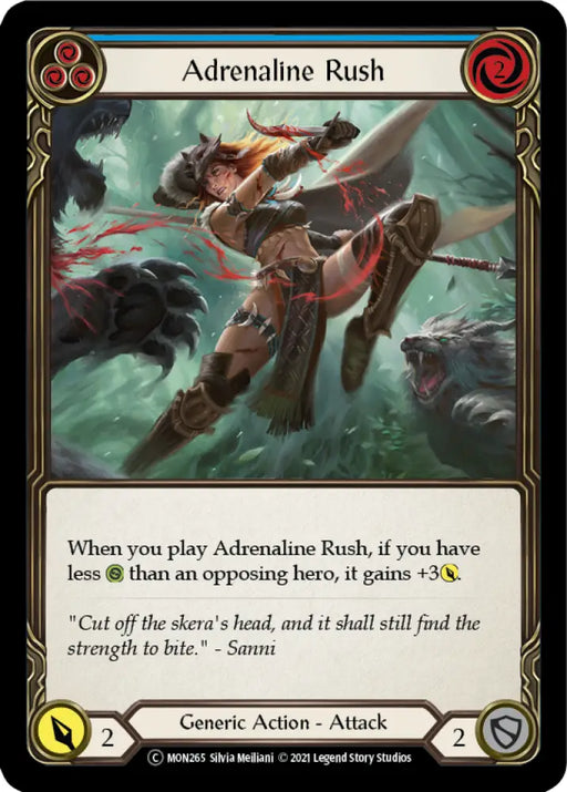 Adrenaline Rush (Blue) [Monarch Unlimited] Unlimited Normal - Flesh And Blood Single