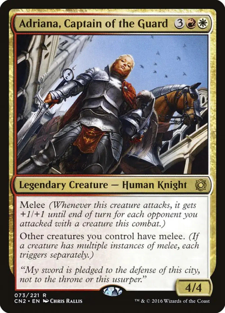 Adriana Captain of the Guard [Conspiracy: Take the Crown] - MTG Single