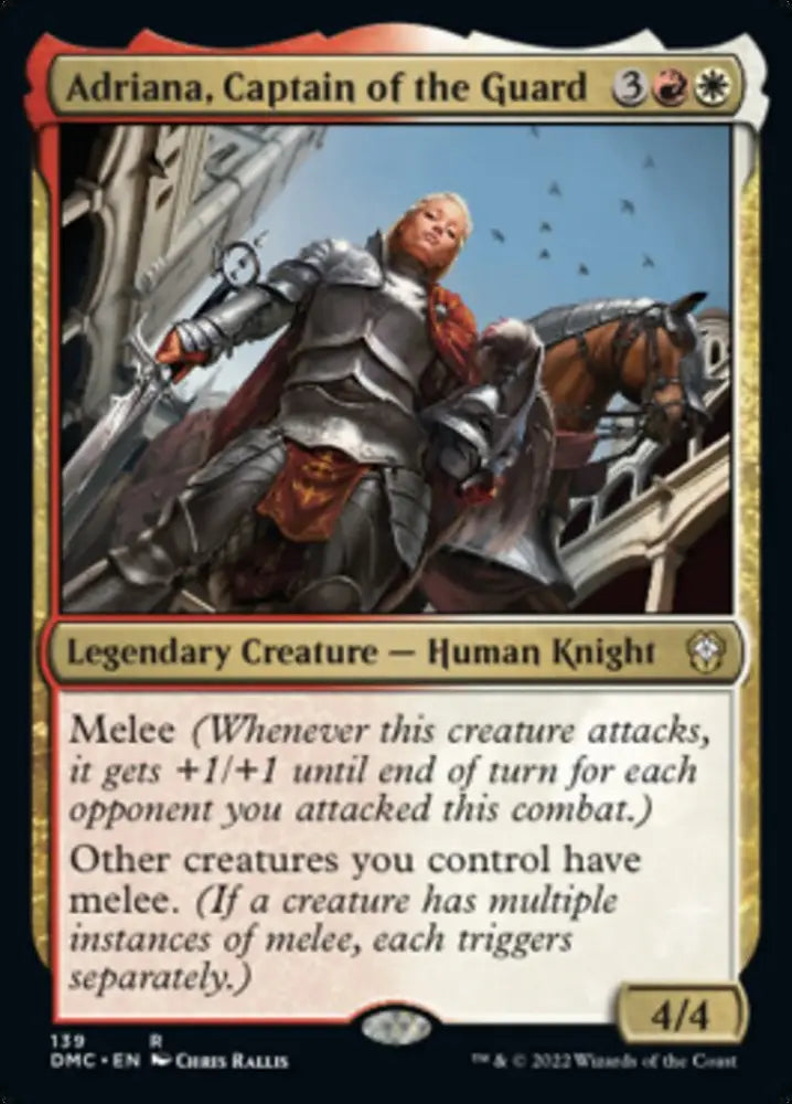 Adriana Captain of the Guard [Dominaria United Commander] - MTG Single