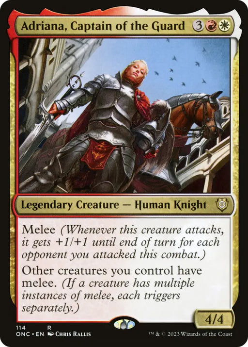 Adriana Captain of the Guard [Phyrexia: All Will Be One Commander] - MTG Single