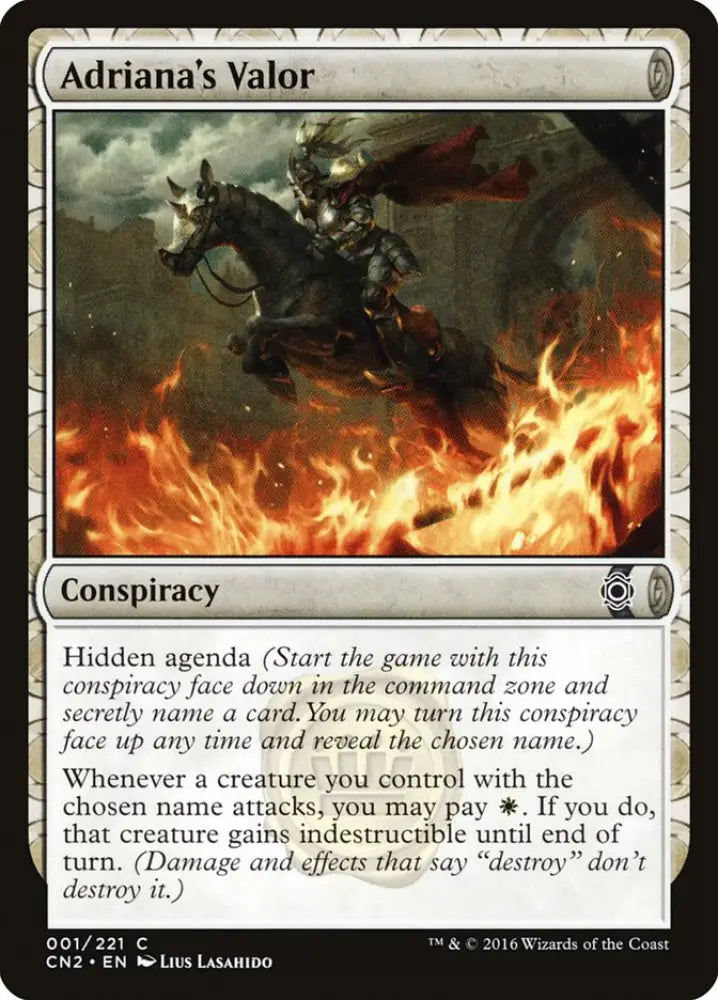 Adriana’s Valor [Conspiracy: Take the Crown] - MTG Single