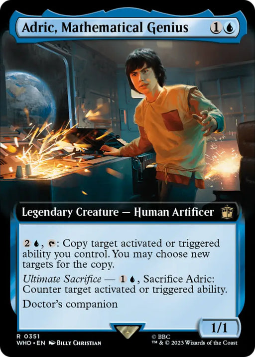Adric Mathematical Genius (Extended Art) [Doctor Who] - MTG Single