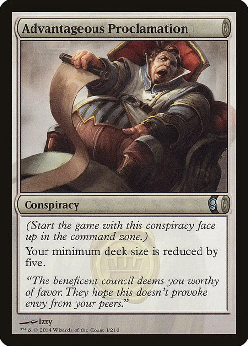 Advantageous Proclamation [Conspiracy] - MTG Single