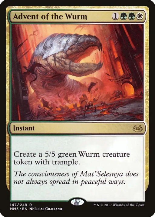 Advent of the Wurm [Modern Masters 2017] - MTG Single
