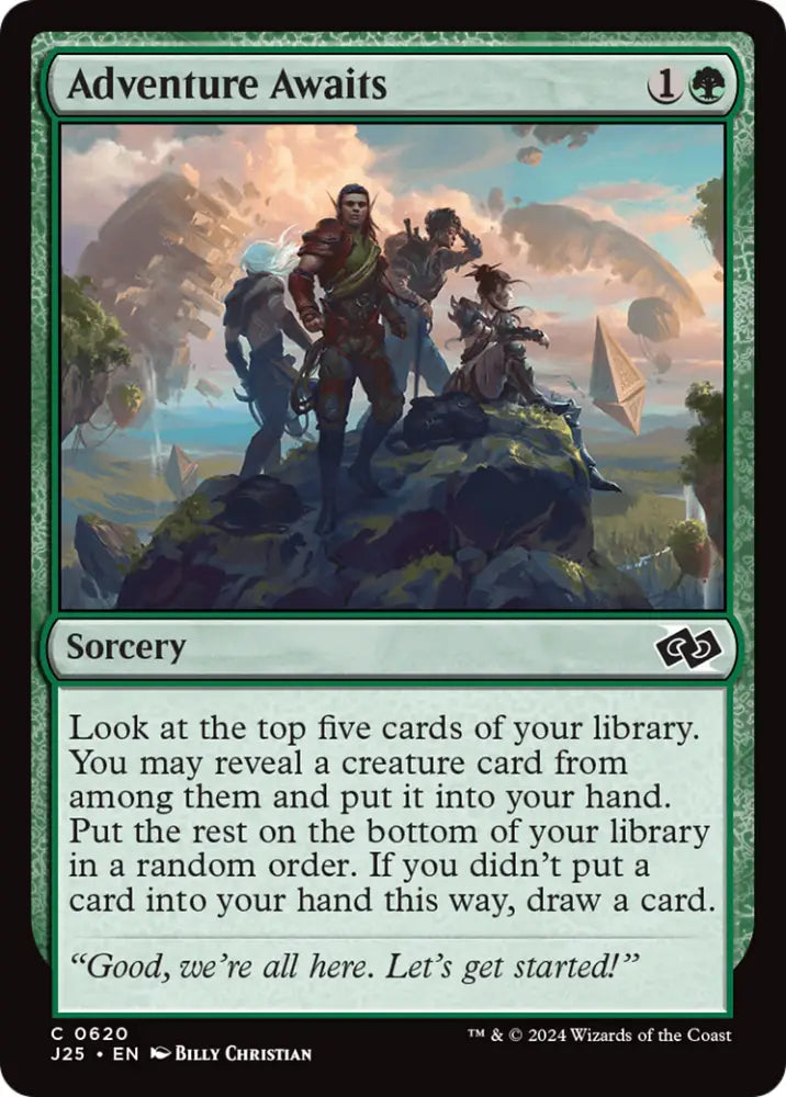 Adventure Awaits [Foundations Jumpstart] - MTG Single