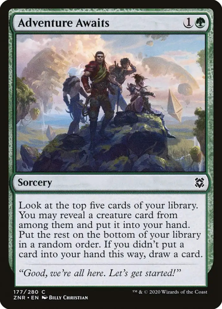 Adventure Awaits [Zendikar Rising] - MTG Single