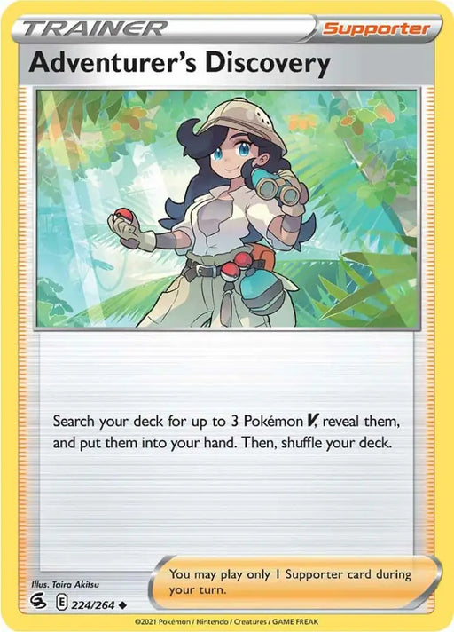 Adventurer’s Discovery (224/264) [Sword & Shield: Fusion Strike] - Pokemon Single