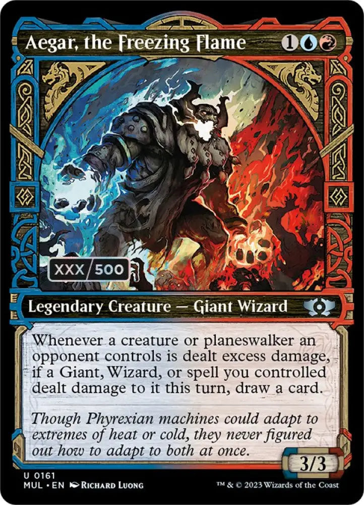 Aegar the Freezing Flame (Serialized) [Multiverse Legends] - MTG Single