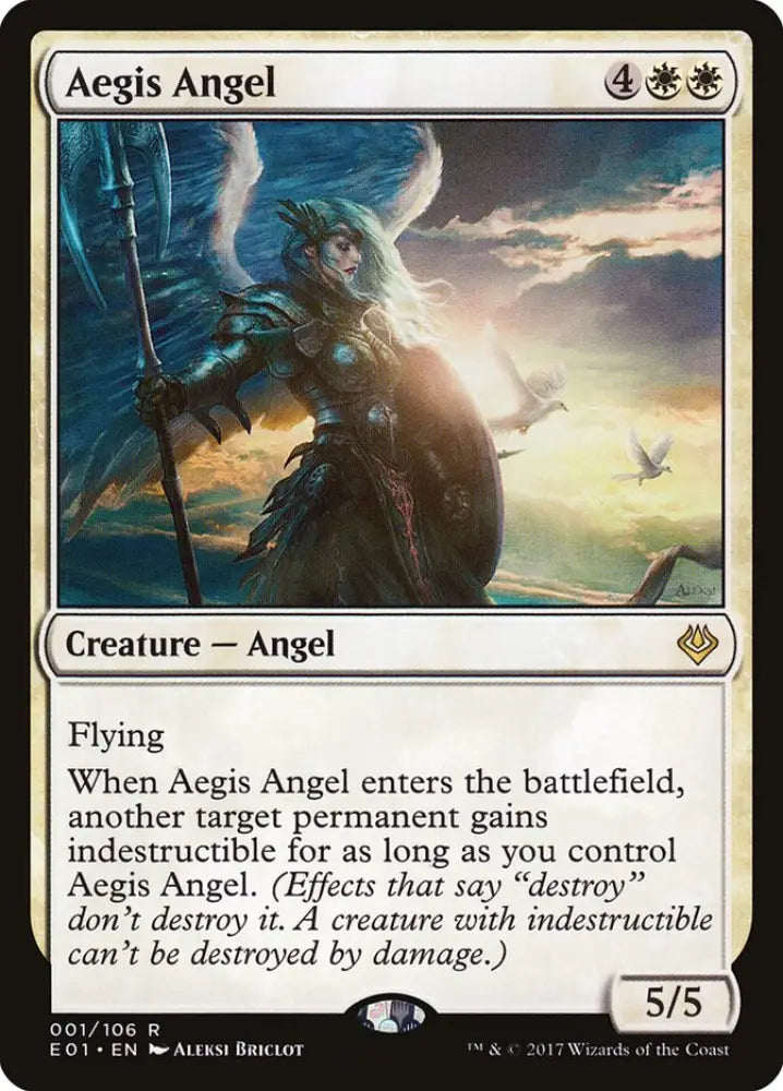Aegis Angel [Archenemy: Nicol Bolas] - MTG Single
